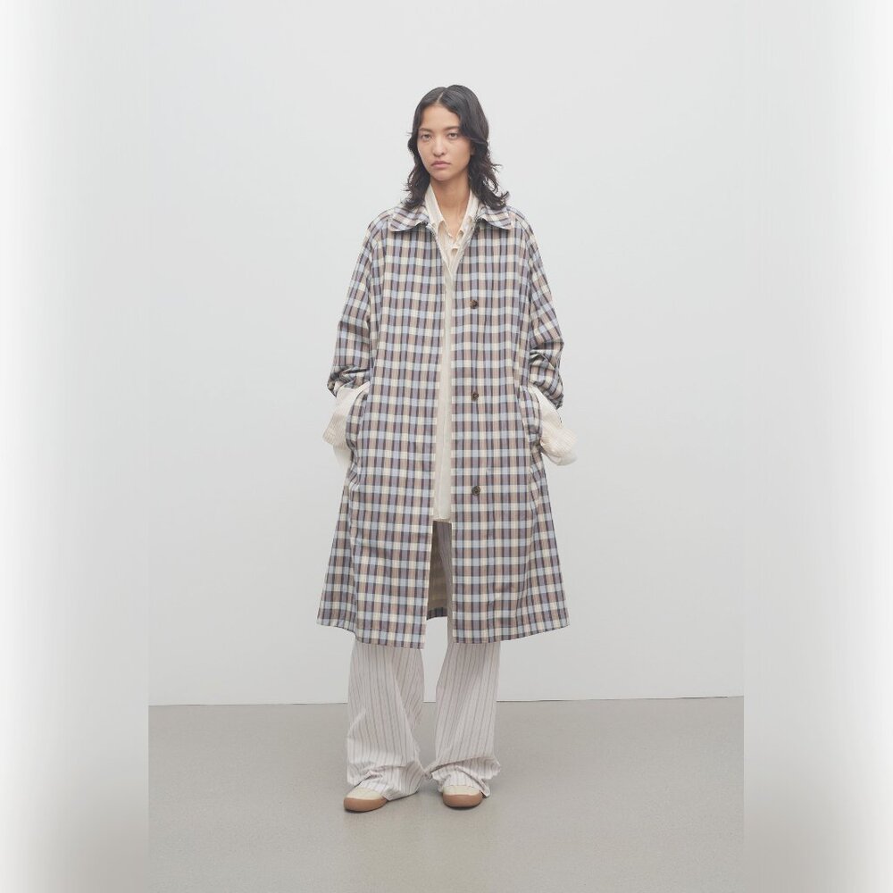 The Row Tavishina Coat in Silk and Cotton